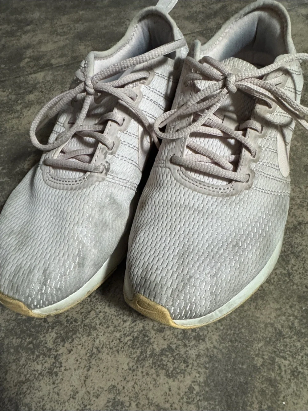 Nike Light Pink Mesh Running Sneakers